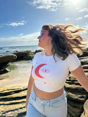 Mercury in Retrograde Crop Top