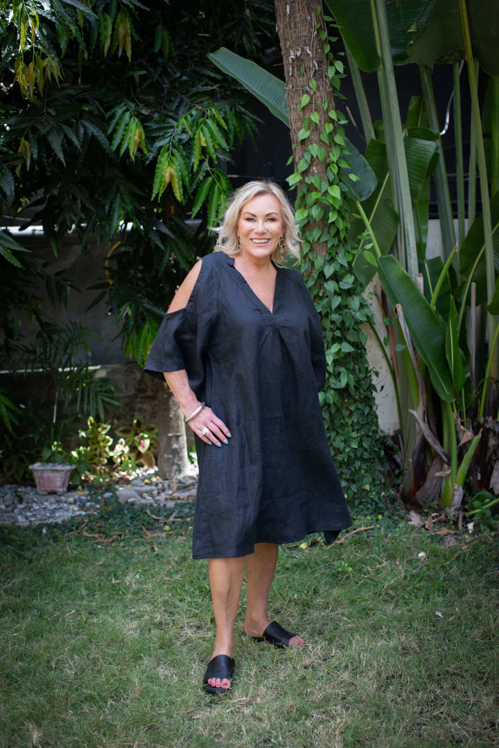 Boho Breeze Linen Dress - Image 7