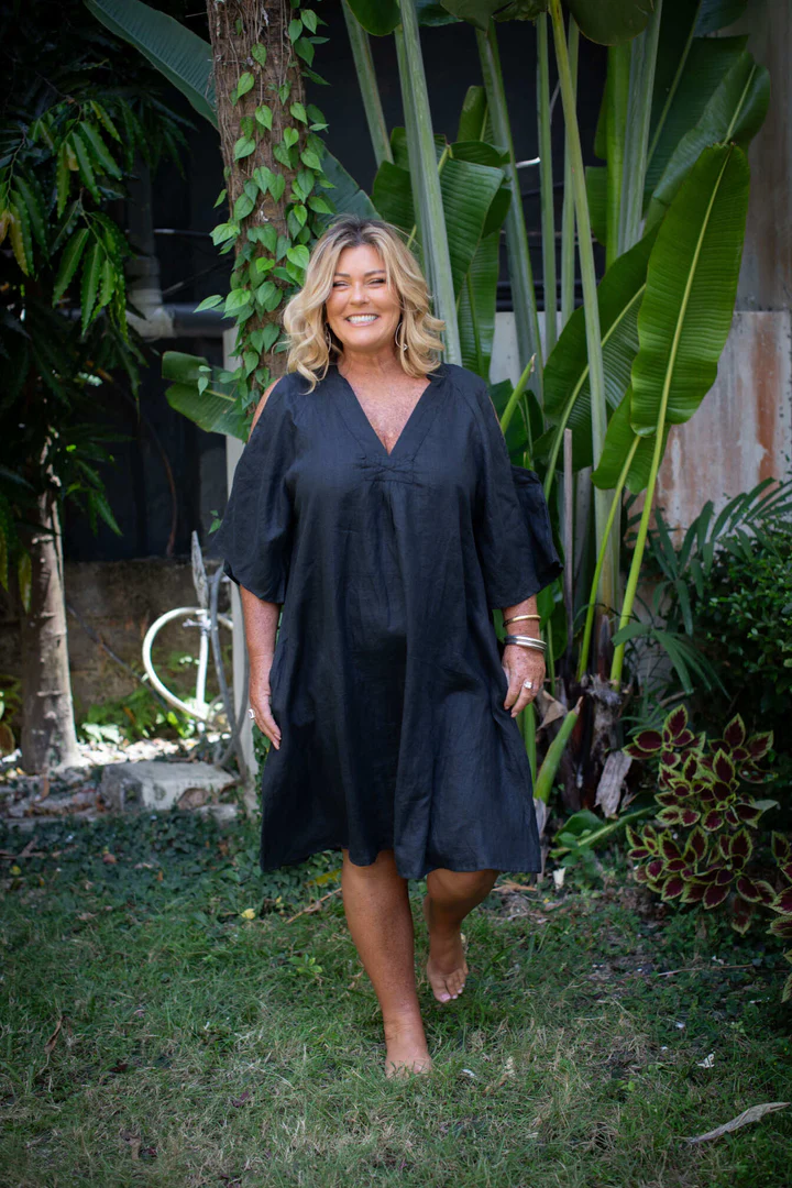 Boho Breeze Linen Dress - Image 10