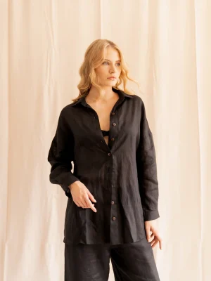 Noa Relaxed Oversized Linen Shirt