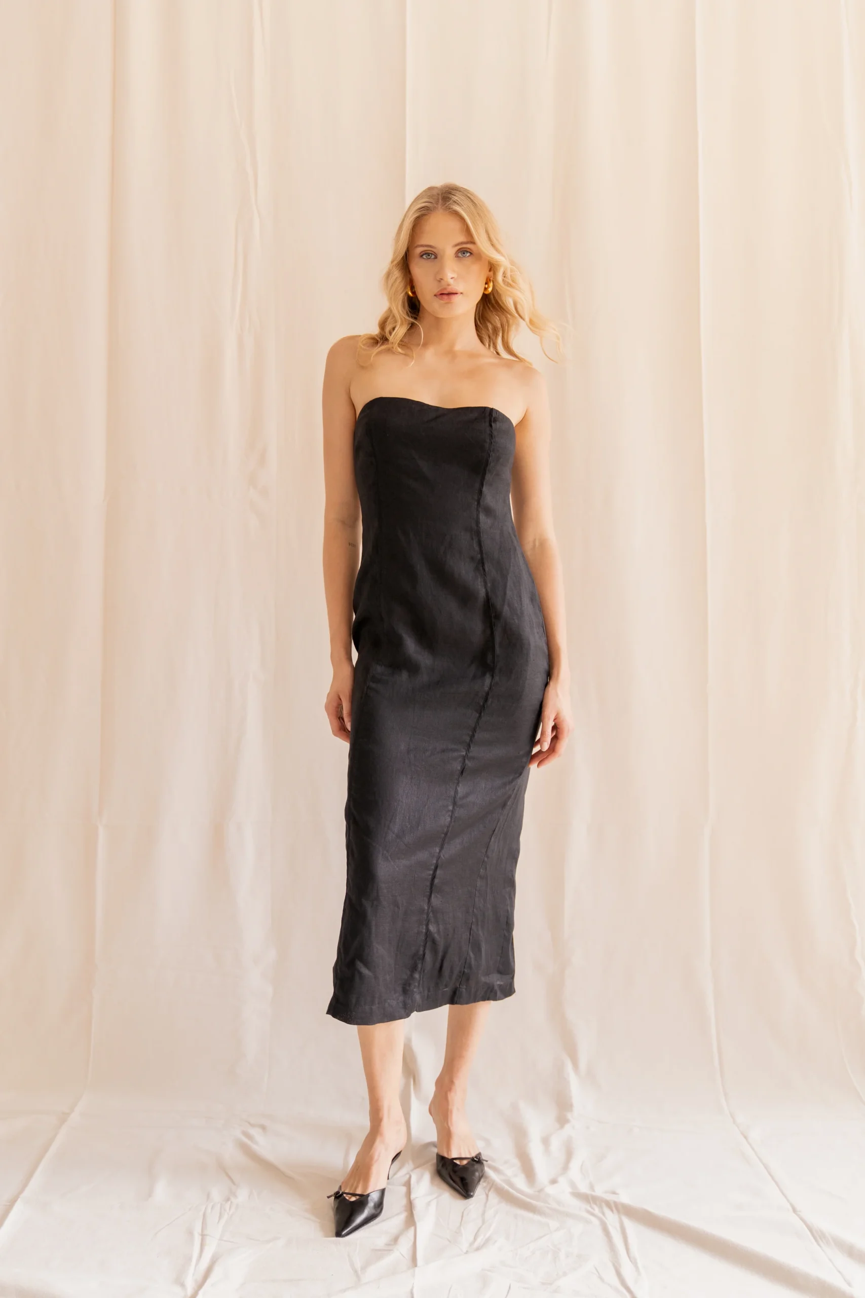 Korva Strapless Maxi Dress
