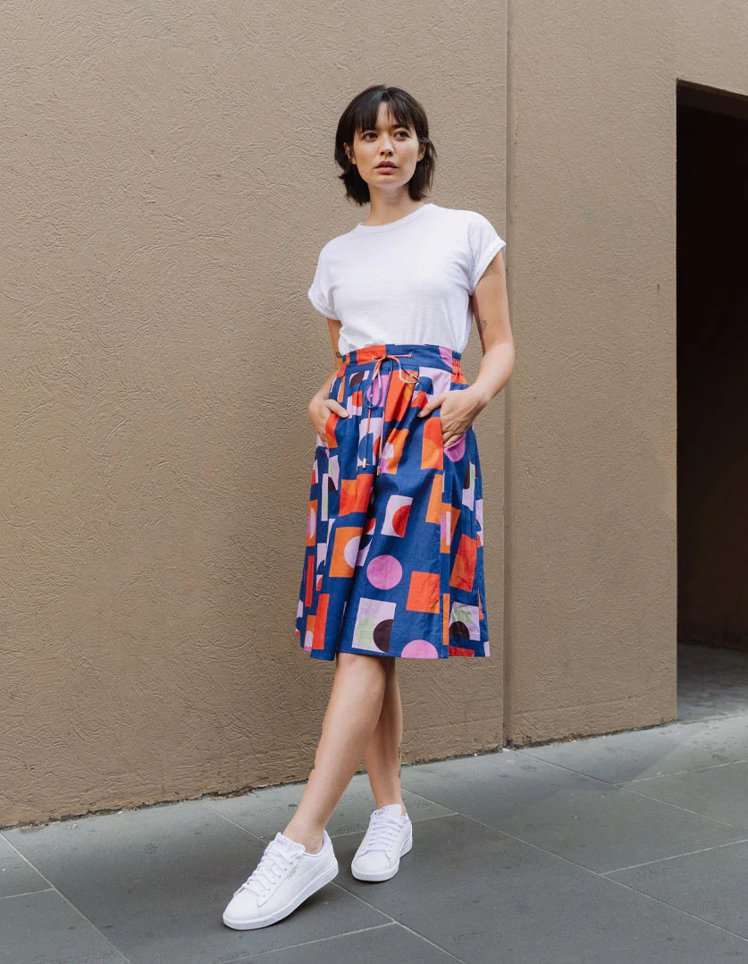 Kathleen Skirt Just Pretend Blue - Image 4