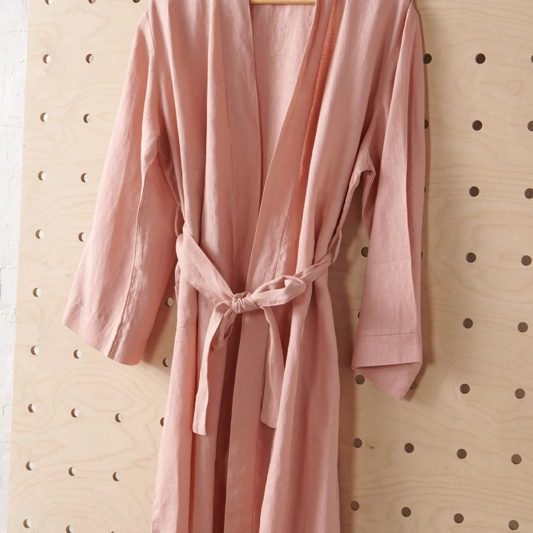 Linen Bathrobe (Long) - Image 4