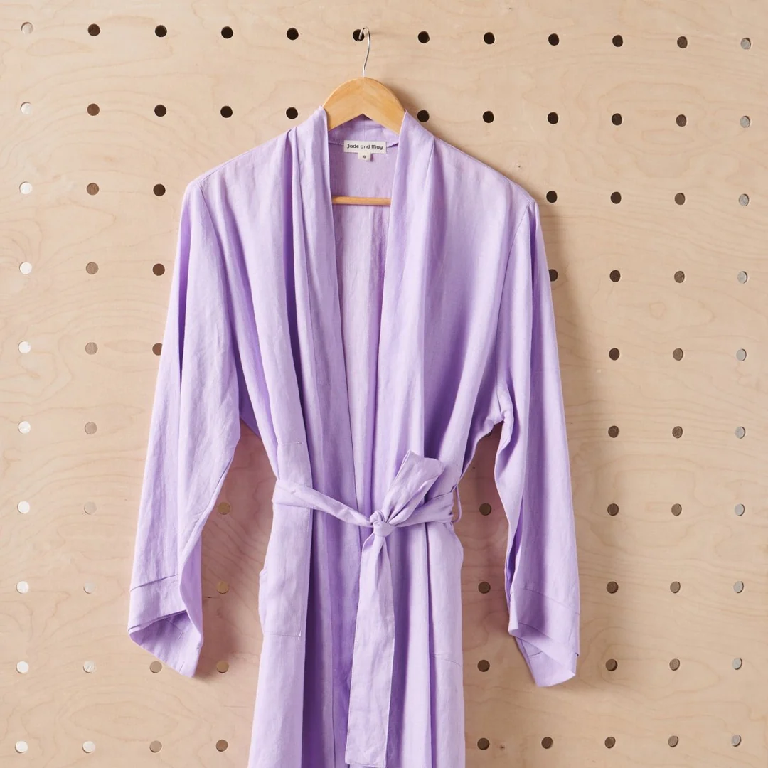 Linen Bathrobe (Long) - Image 5