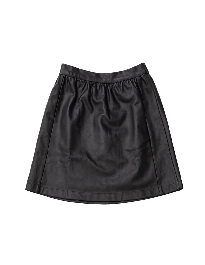 Phillipa Skirt in Leather - Image 2