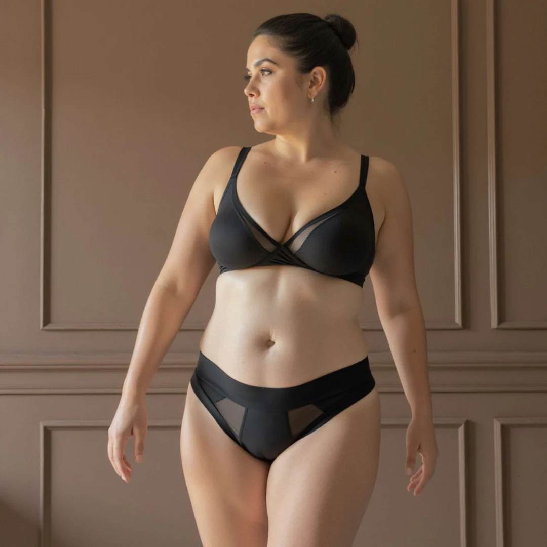 Striation Thong (light absorbency)