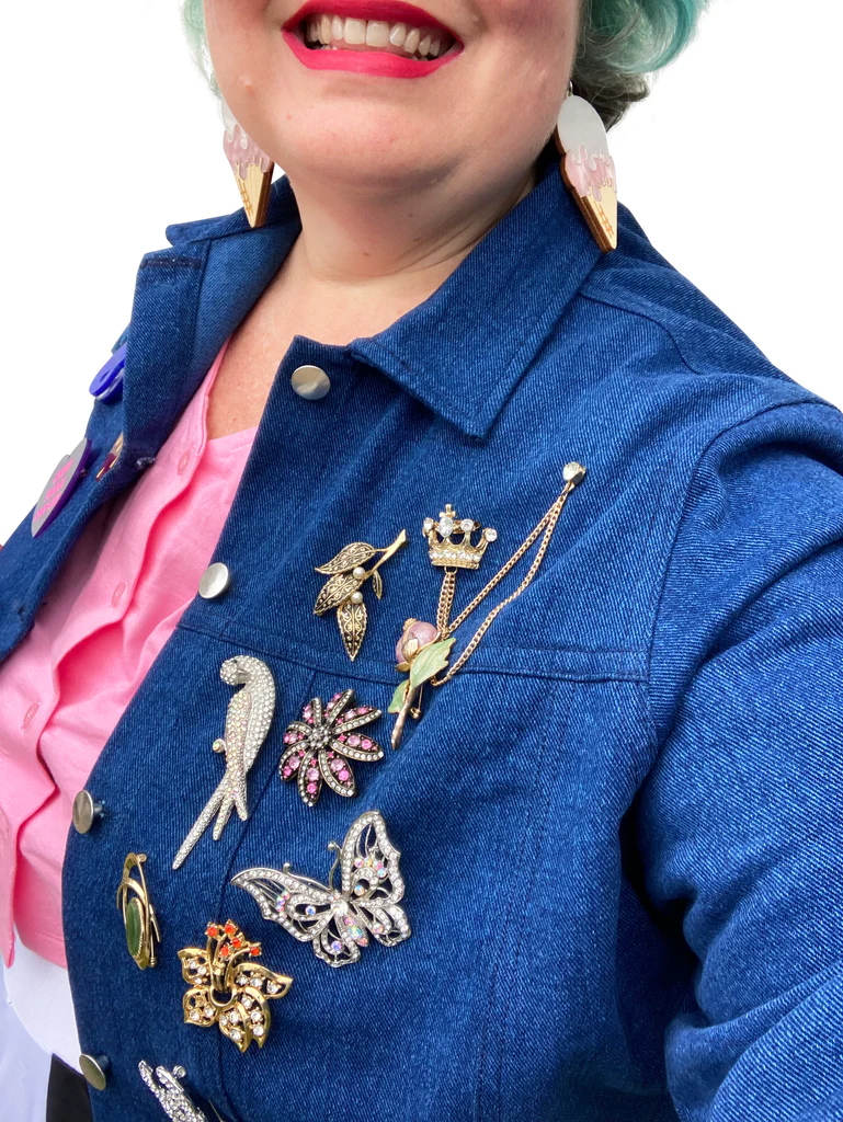 Cropped Denim Jacket - Image 6