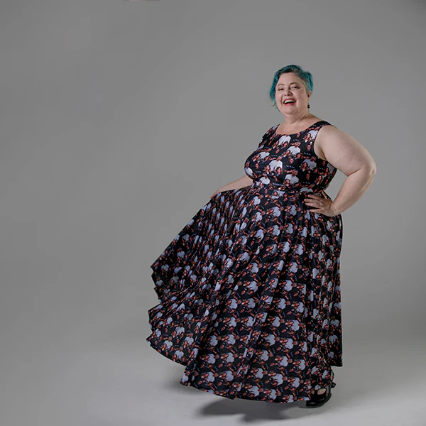 Custom Print Floor Length Maxi Skirt - Image 3