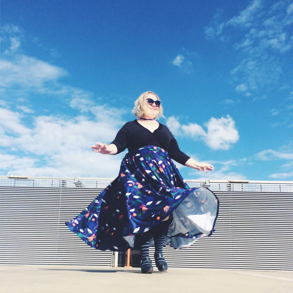 Custom Print Floor Length Maxi Skirt - Image 4