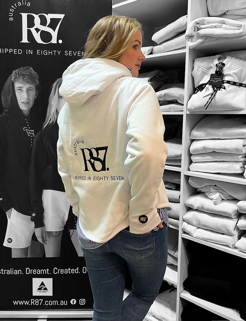 Women's Signature Collection Hoodie (Black logo) - Image 10