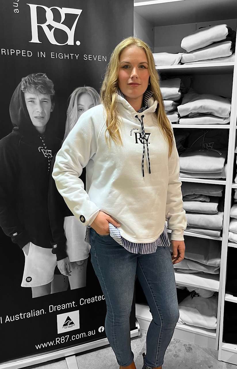 Women's Signature Collection Hoodie (Black logo) - Image 9