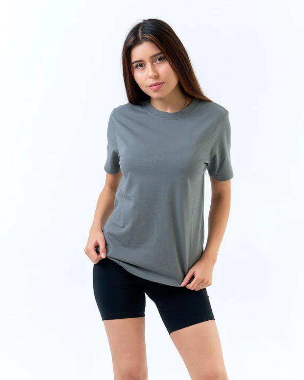 Organic Cotton Classic Crew Neck Tee for Women