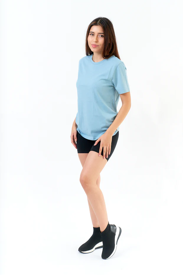 Organic Cotton Classic Crew Neck Tee for Women - Image 10