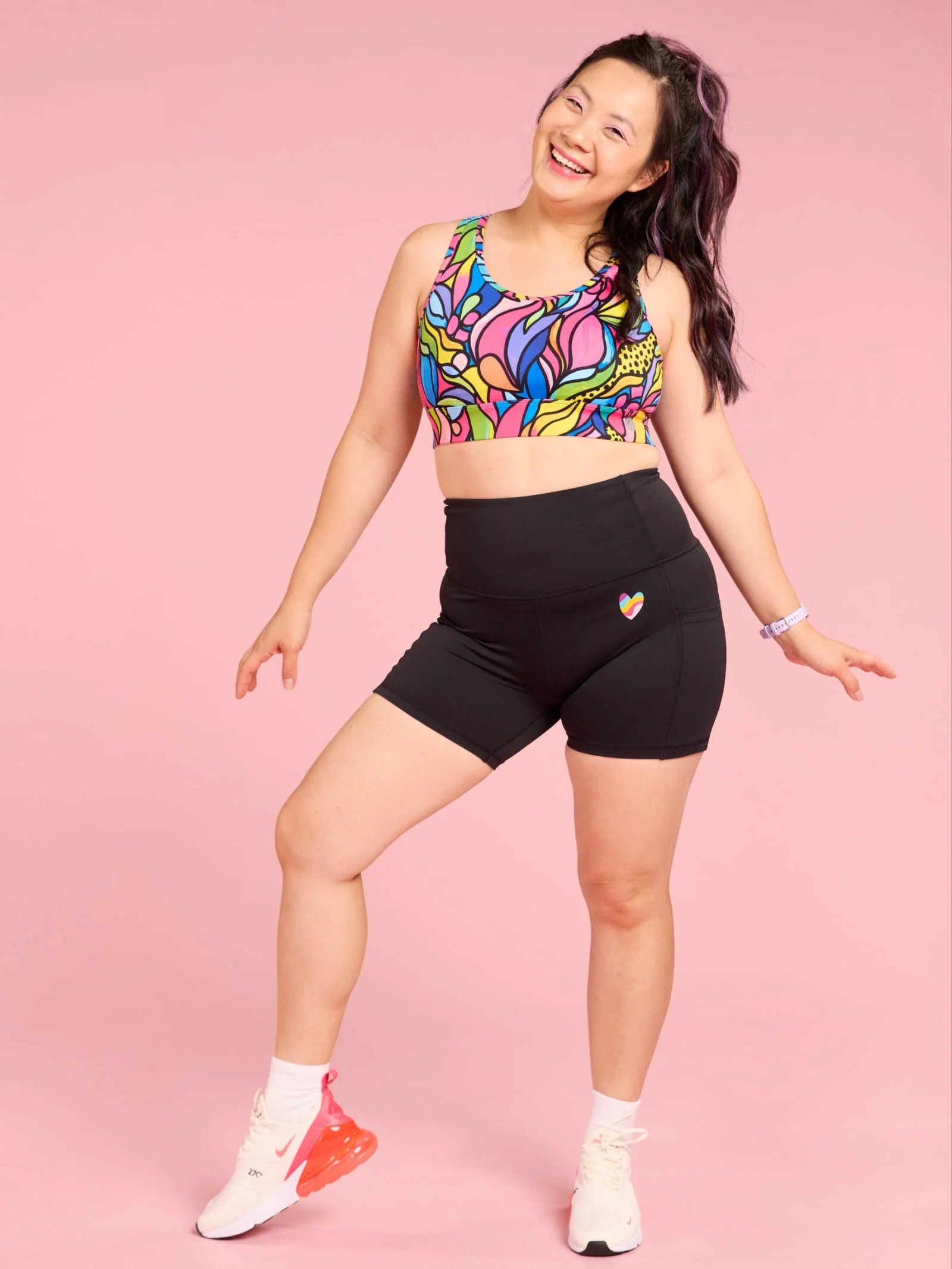 Everyday Black Shortie Bike Shorts