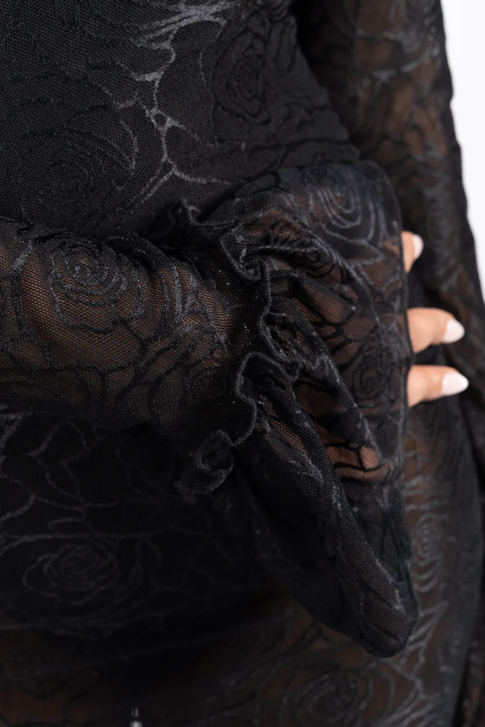 Out of Office Lace Maxi Dress - Image 2