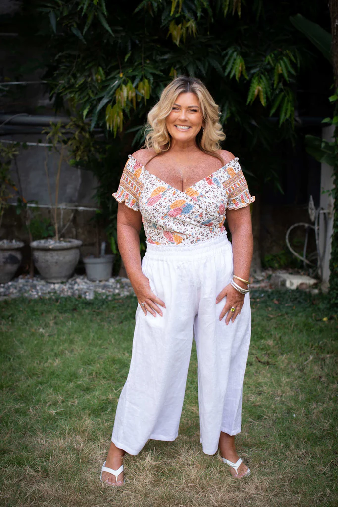 Wide Leg Linen Pants
