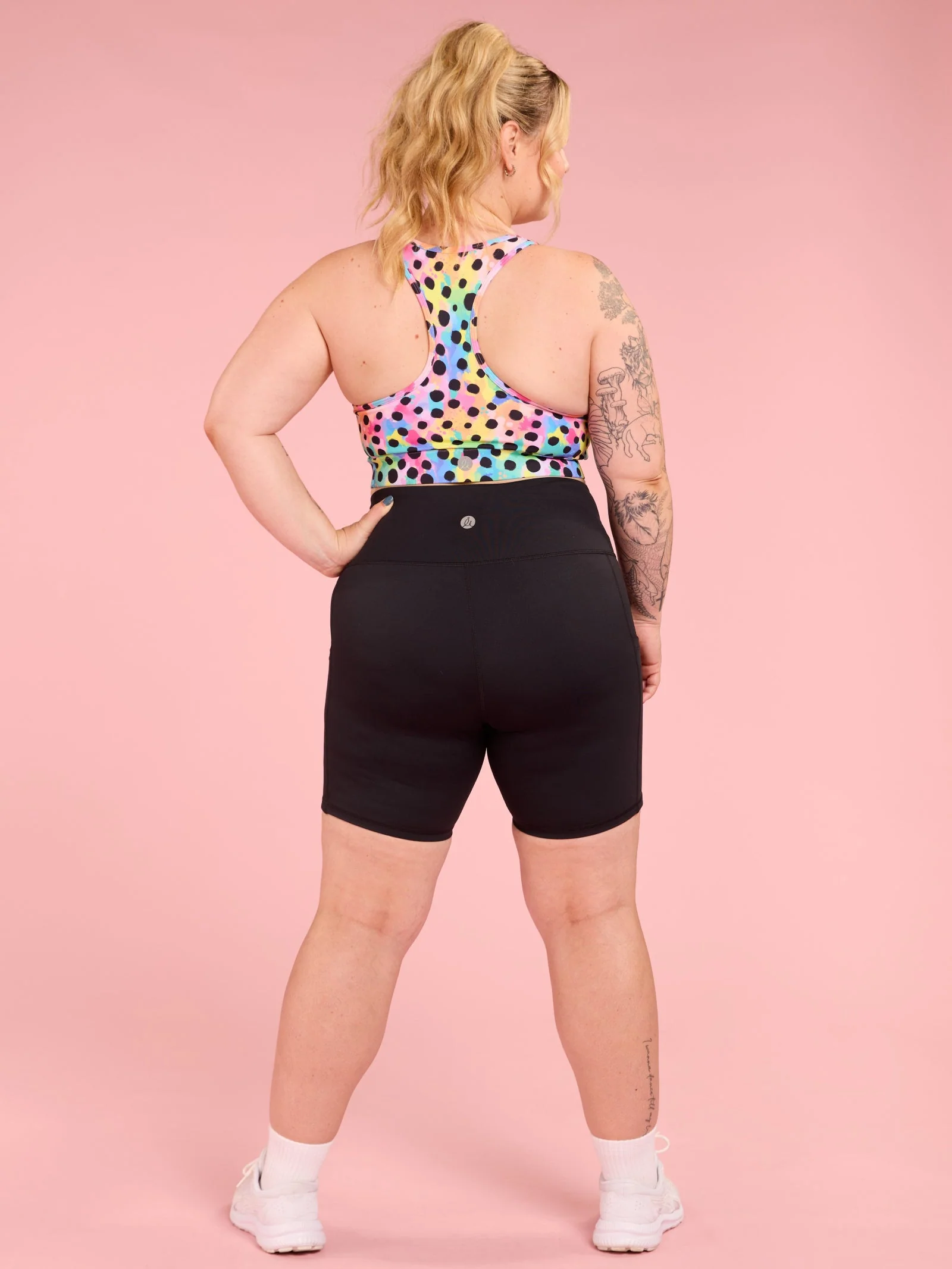 Everyday Black Shortie Bike Shorts