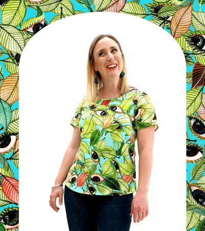 Leafy Eyes Top