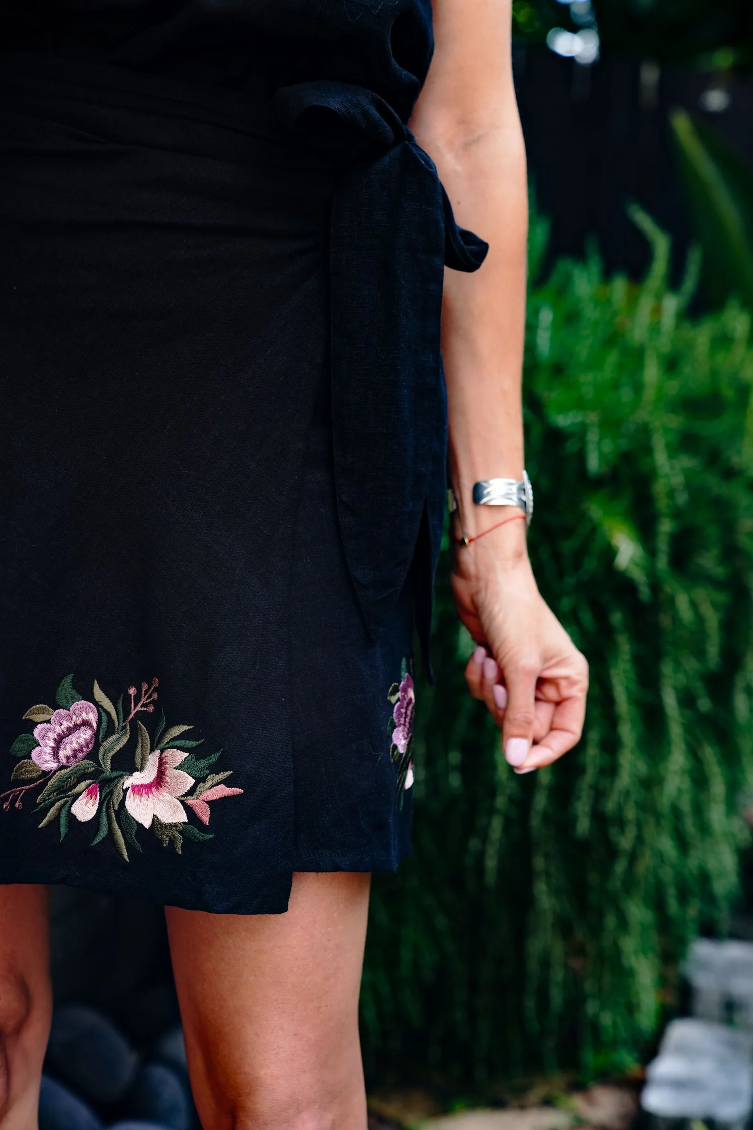 Midnight Rose Mini Skirt