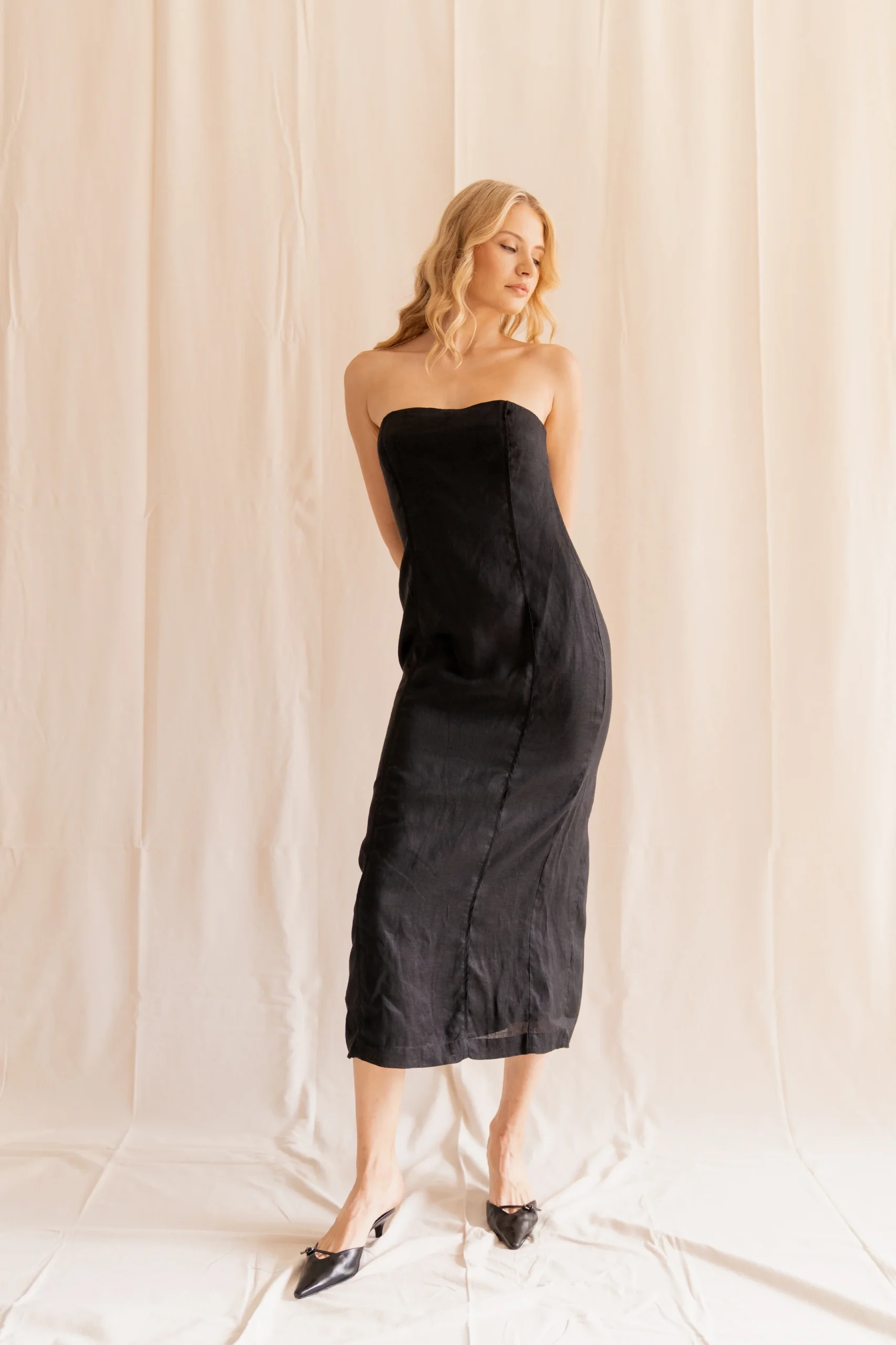 Korva Strapless Maxi Dress