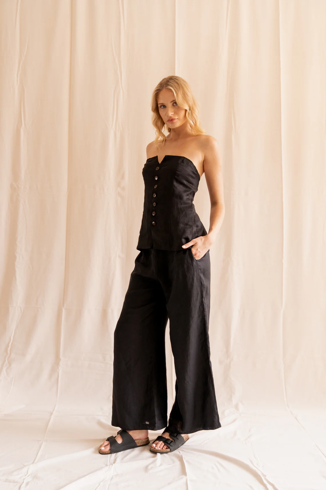 Cartia Longline Strapless Top