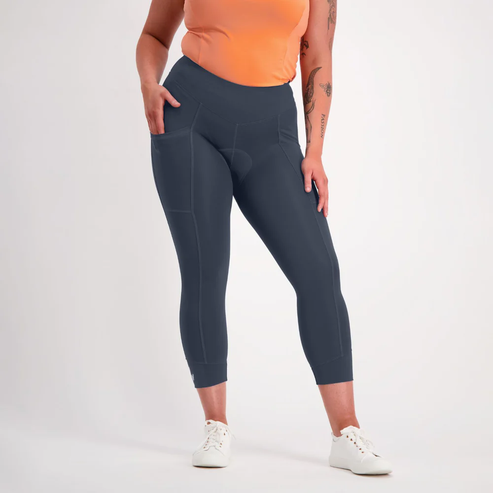 Pocket Capri Padded Bike Pants
