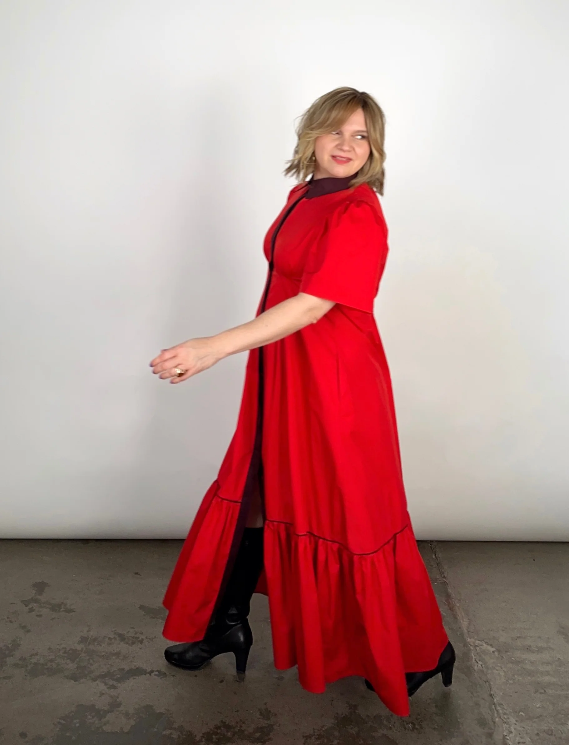 Take Me On Maxi Shirt Dress
