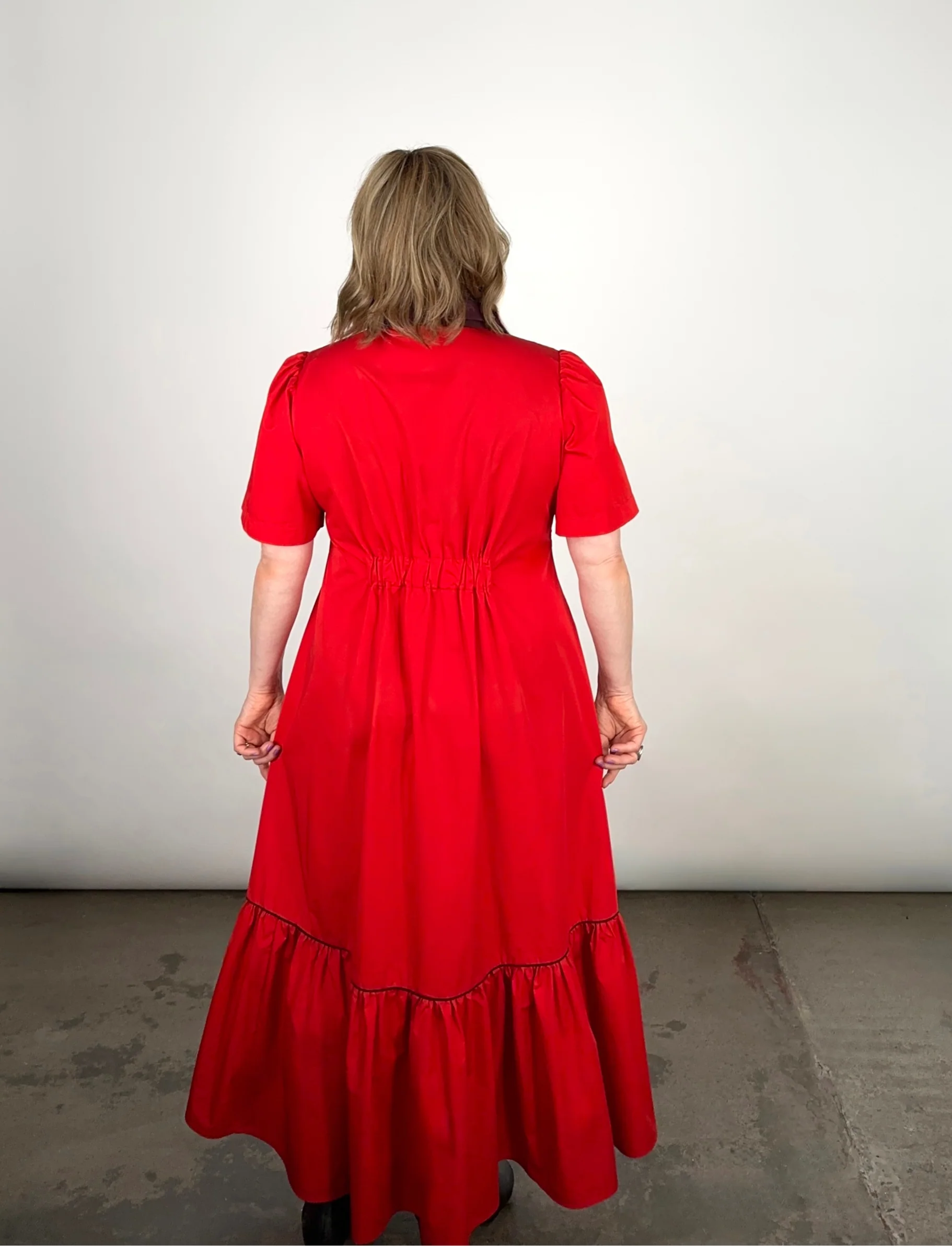 Take Me On Maxi Shirt Dress
