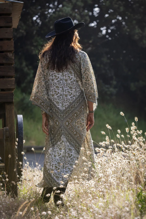 Golden Sage Kaftan