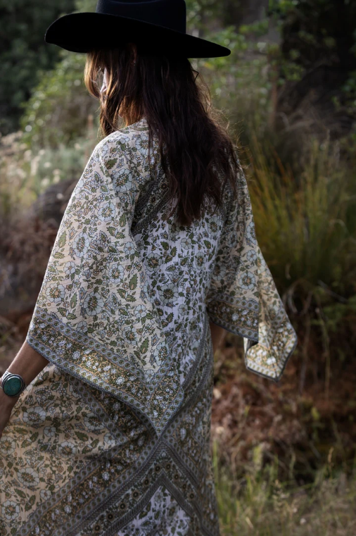 Golden Sage Kaftan