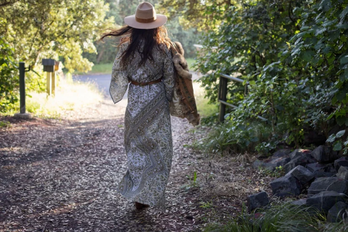 Golden Sage Kaftan