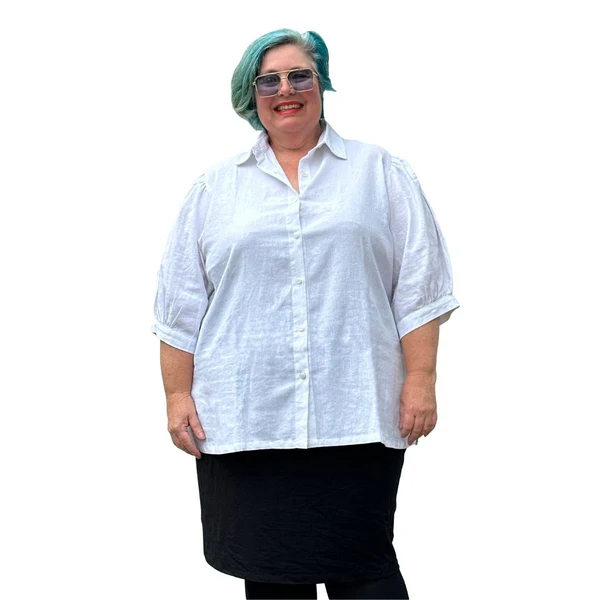 Classic White Linen Shirt