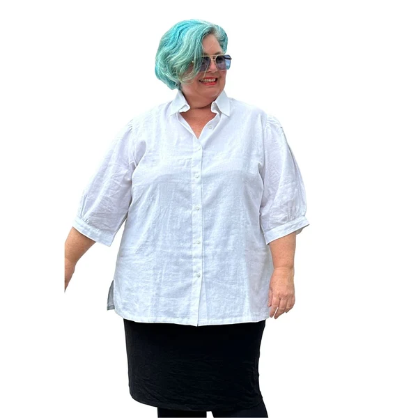 Classic White Linen Shirt