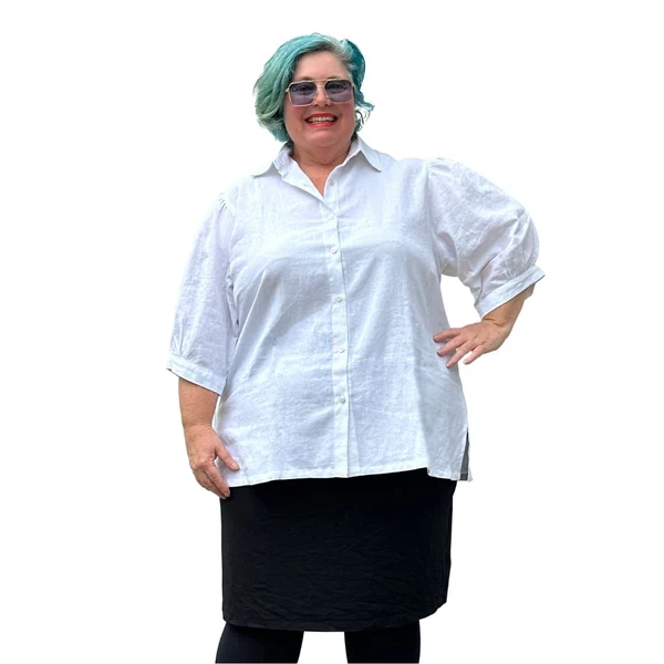 Classic White Linen Shirt