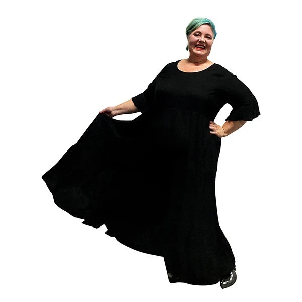 Maxi Ruffle Dress